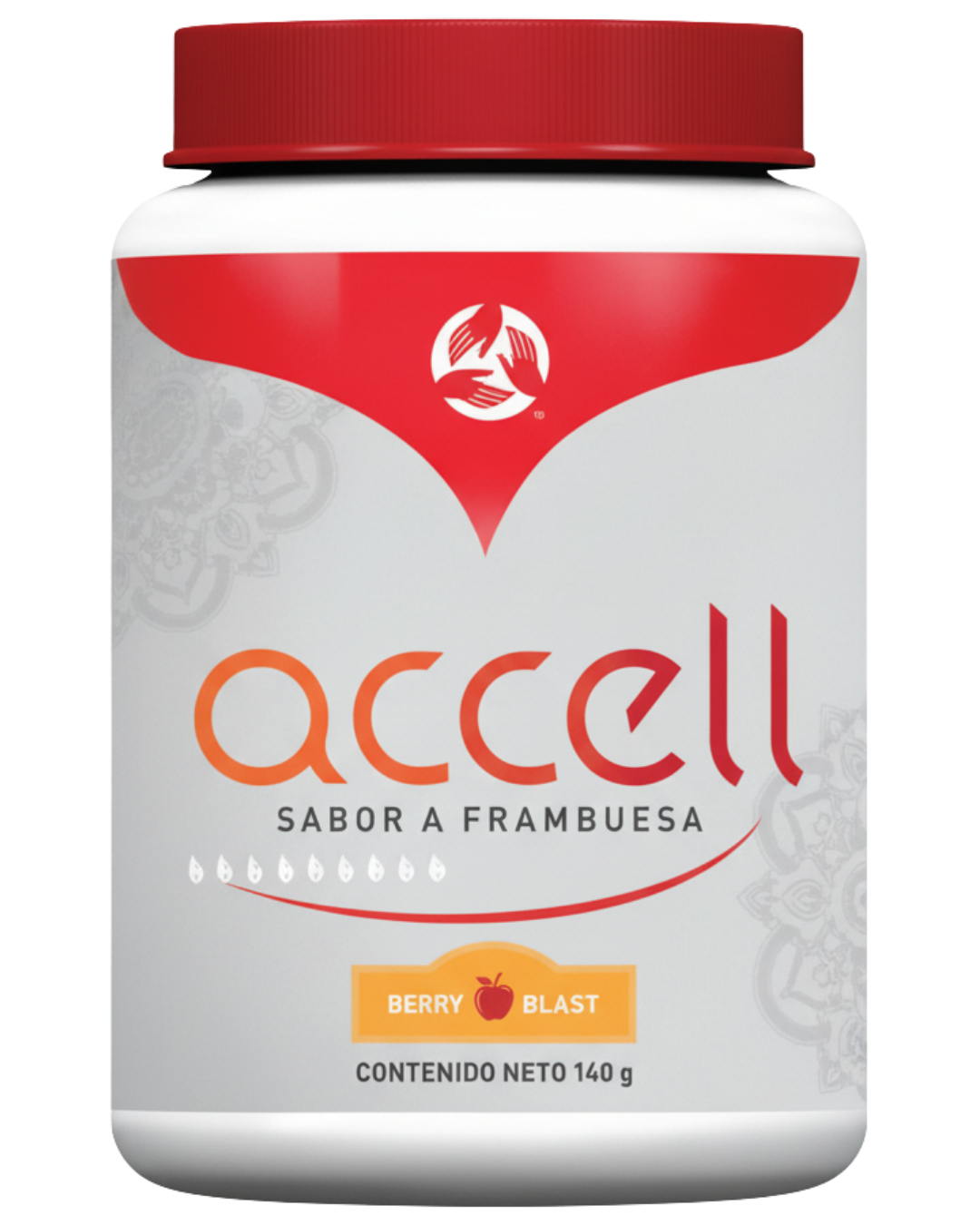 Producto oficial ACCELL sabor a frambuesa